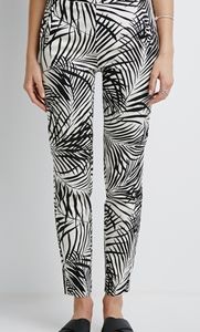 New-Forever 21 Contemporary Palm Leaf Print Pants
